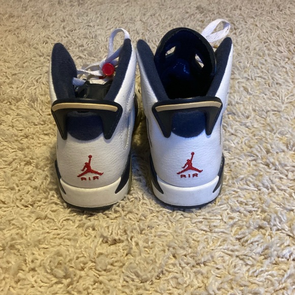 Air Jordan Retro 6 Olympic Sneakers - Picture 2 of 5